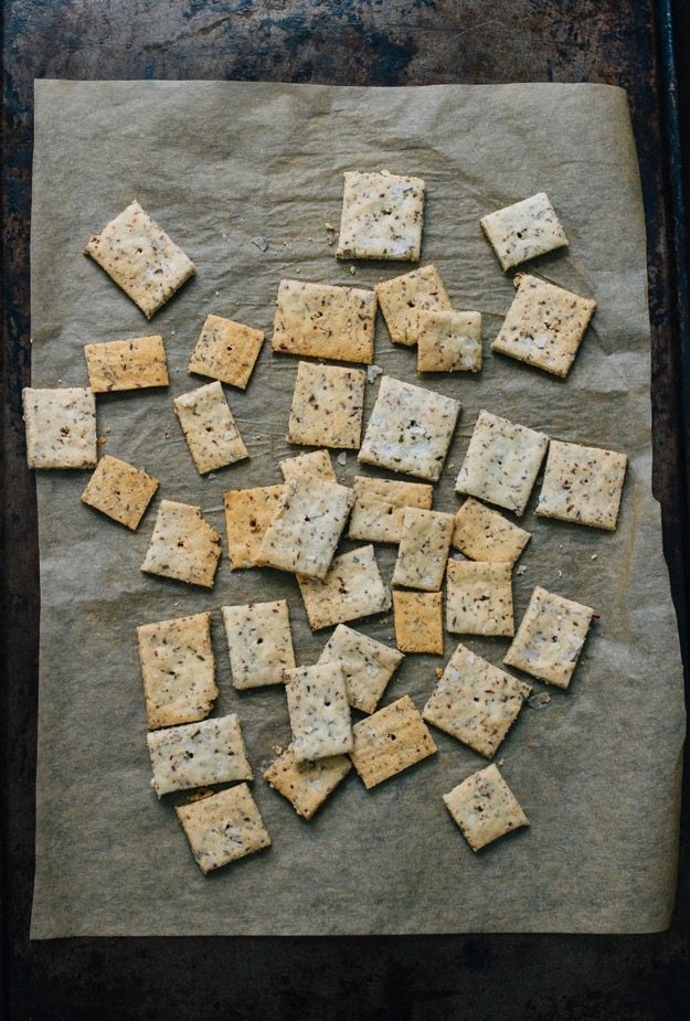 3 Ingredient Homemade Almond Crackers Eating Bird Food