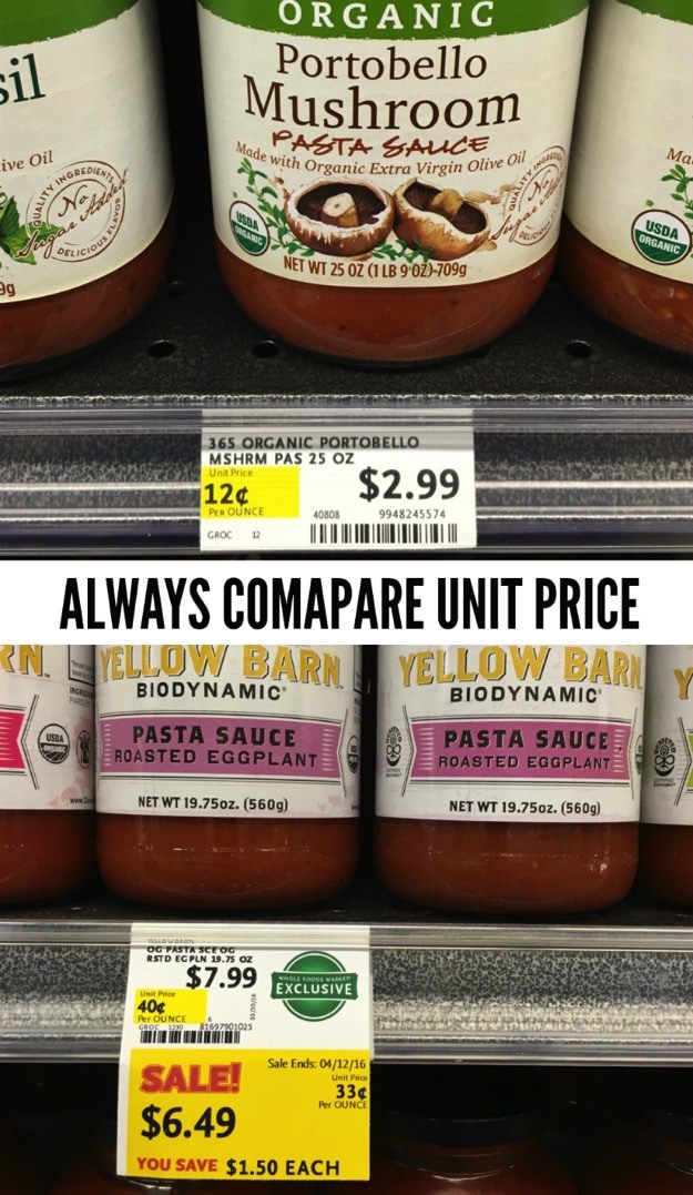 Save Money by Comparing Unit Price Save Money by Comparing Unit Price