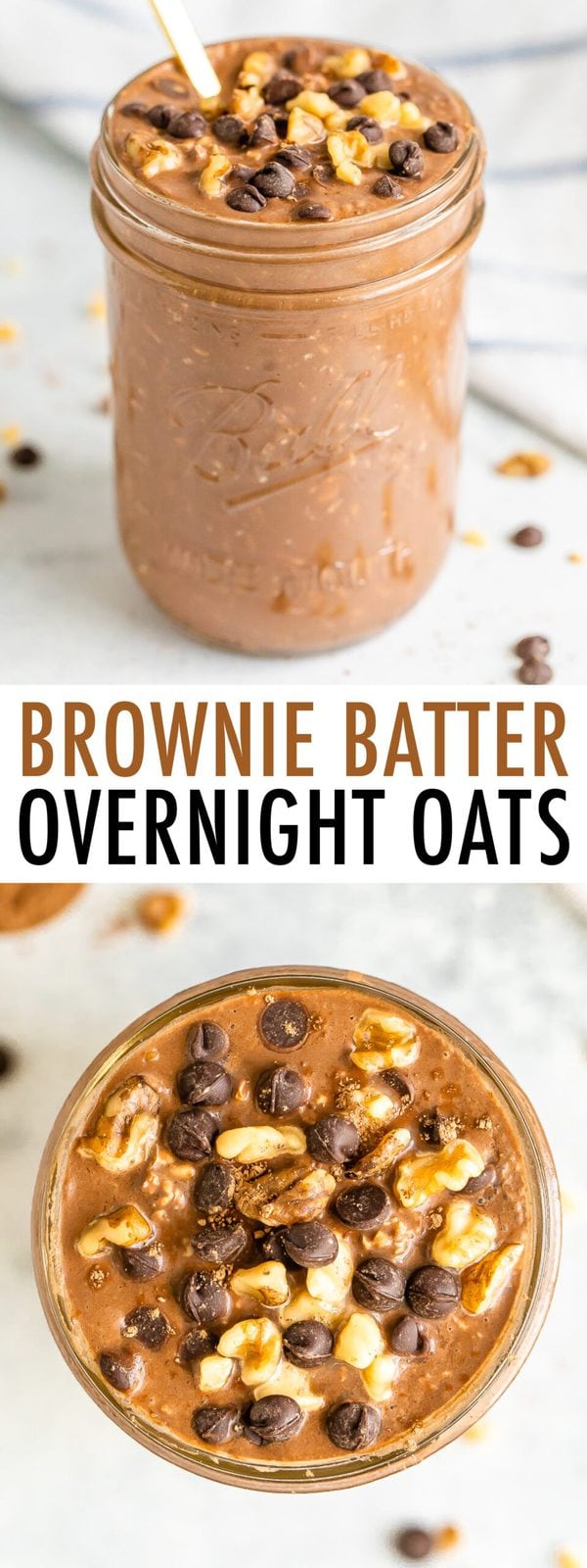 Brownie Batter Overnight Oats Eating Bird Food