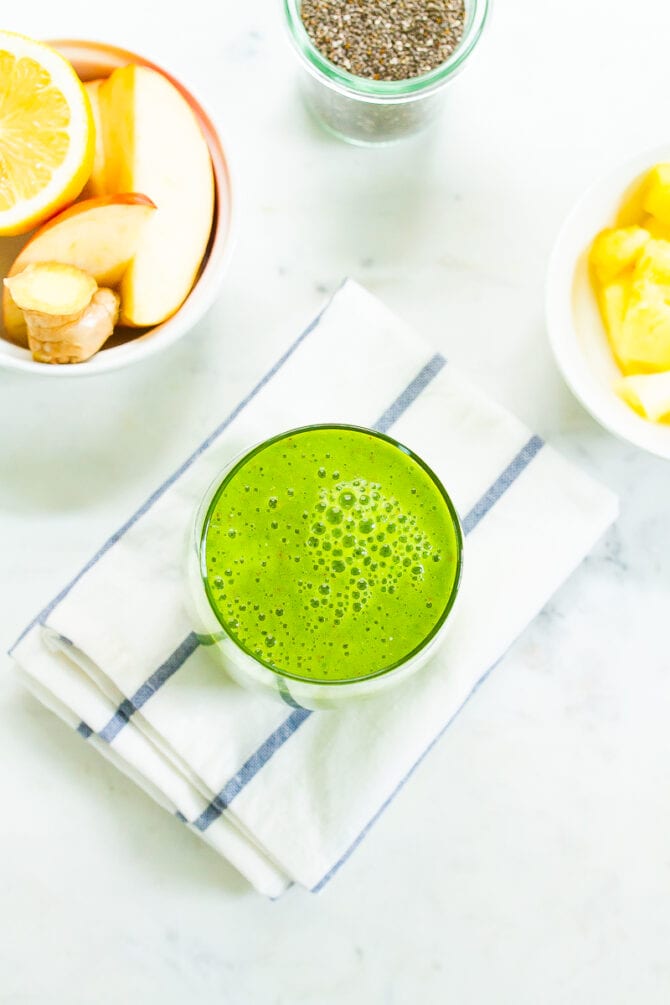 Easy Post-Workout Pineapple Smoothie - Eating Bird Food