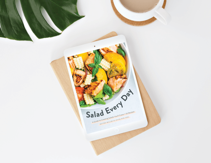Salad Every Day ebook cover on an Ipad
