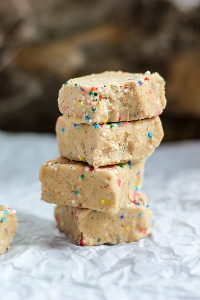 Cake Batter Freezer Fudge