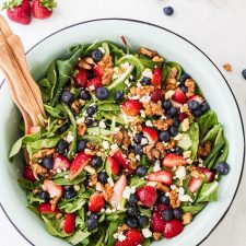 Summer Berry Salad with Maple Walnuts-image