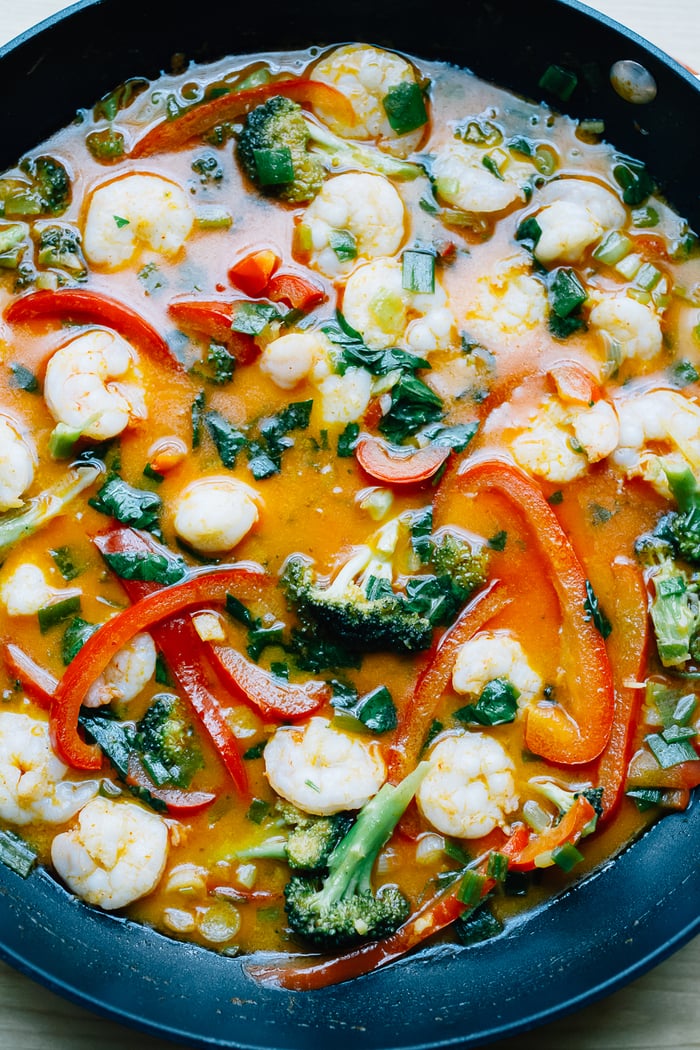 Quick and Easy Coconut Curry Shrimp
