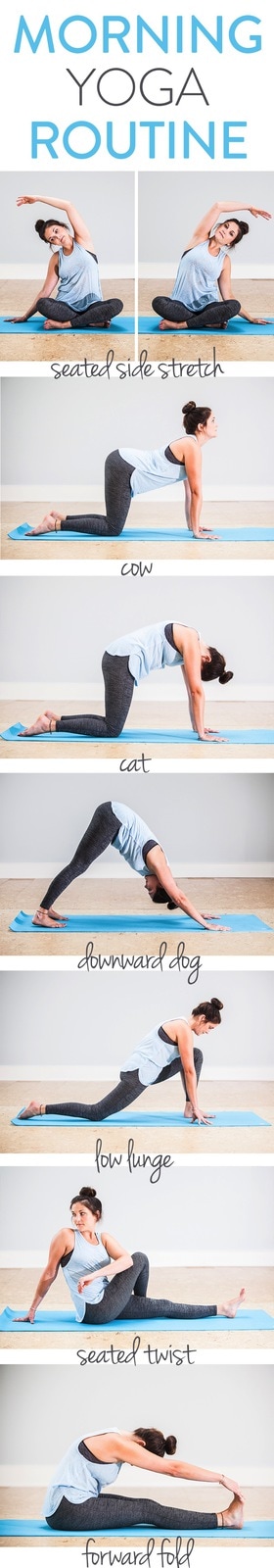 10 Minute Morning Yoga Routine graphic