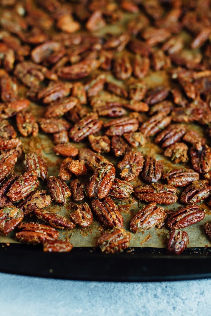 Rosemary Candied Pecans + Printable Gift Tags Eating Bird Food