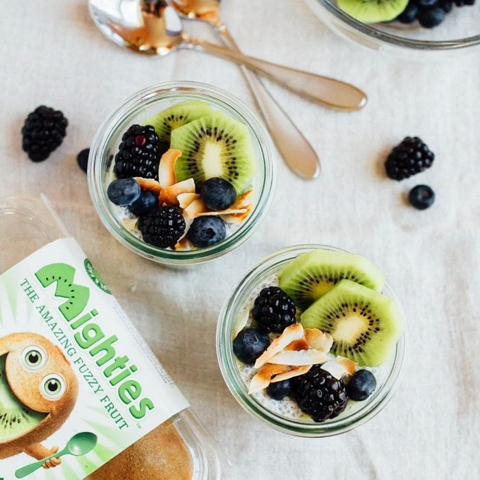 Kiwi Chia Pudding Parfaits made with Mighties Kiwi