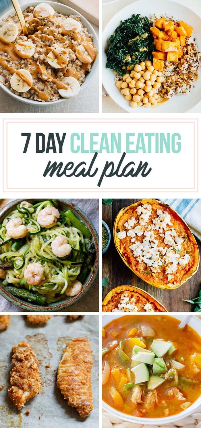 7 day healthy meal plan & shopping list | eating bird food