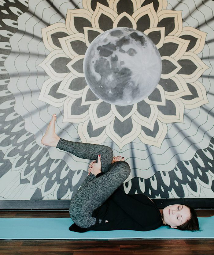 Seven bedtime yoga stretches to help you relax your body before bed. These restorative poses will calm your mind, relieve tension and have you ready to crawl into bed for a full night's rest. 