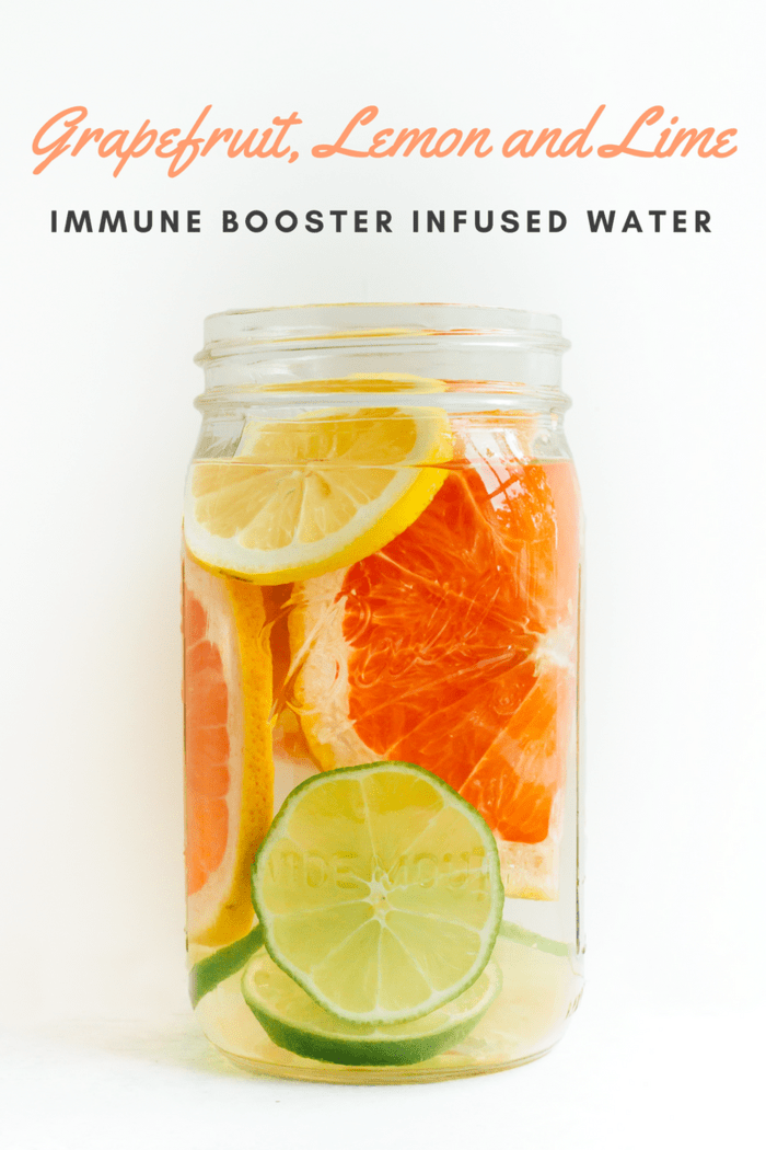Grapefruit, Lemon and Lime Infused Water // Immune Booster 