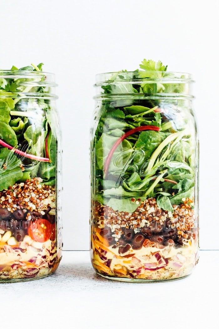 Black Bean Fiesta Mason Jar Salad