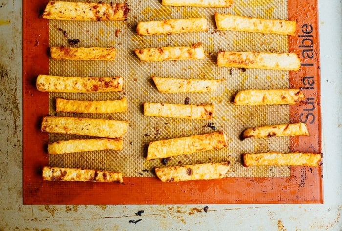 Baked Jicama Fries Baked Jicama Fries
