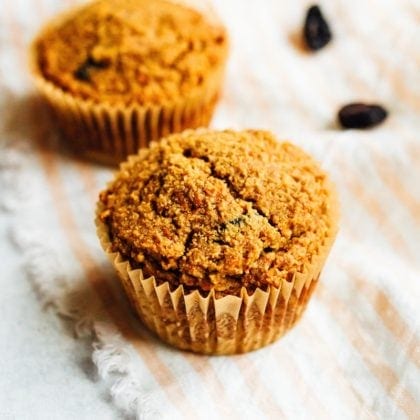 Healthy Carrot Raisin Muffins with Almond Flour - Eating Bird Food