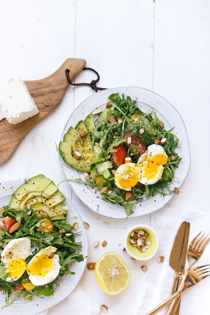 Mediterranean Breakfast Salad from Camille Styles