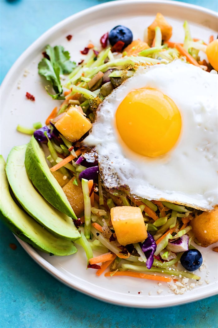 Nourishing Paleo Warm Breakfast Salad from Cotter Crunch