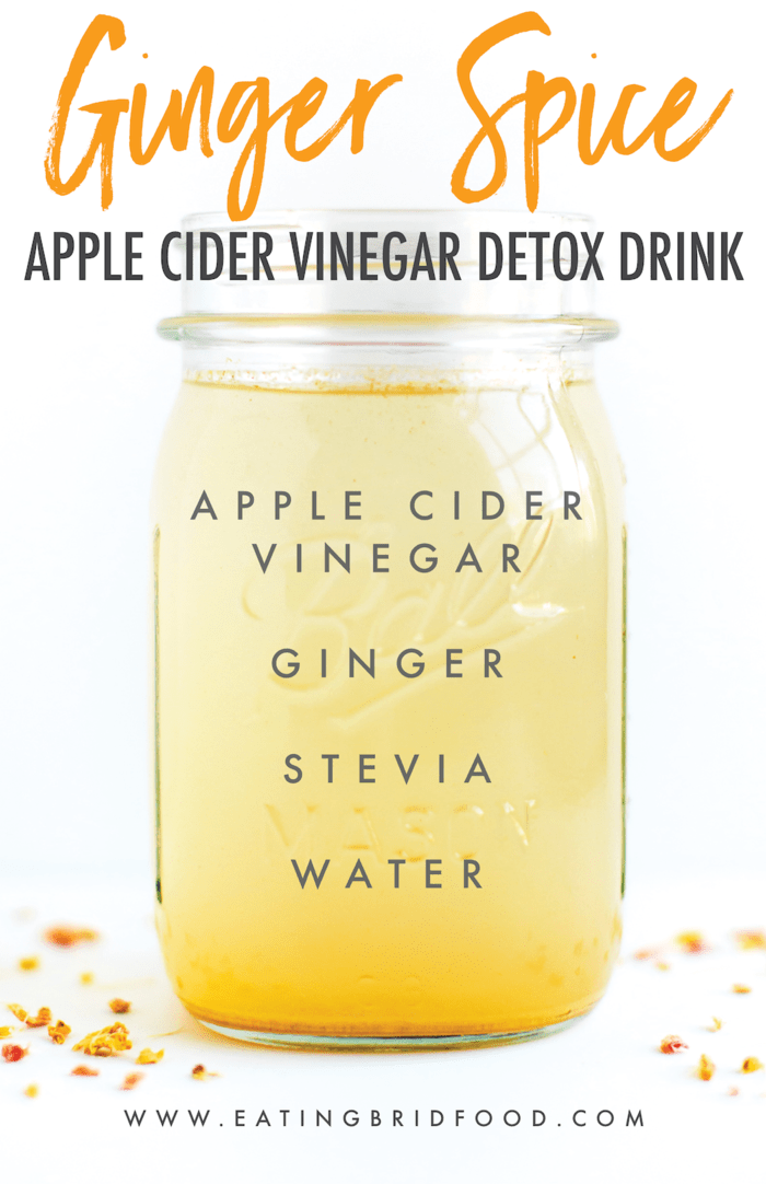 Ginger Spice Apple Cider Vinegar Drink