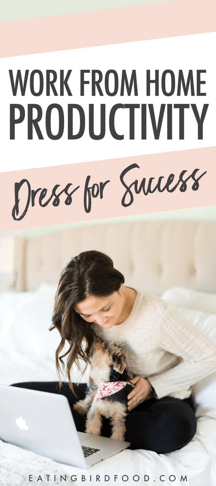 As a work-from-home professional, getting dressed every day not only helps you look and feel your best but it can also help with productivity! 