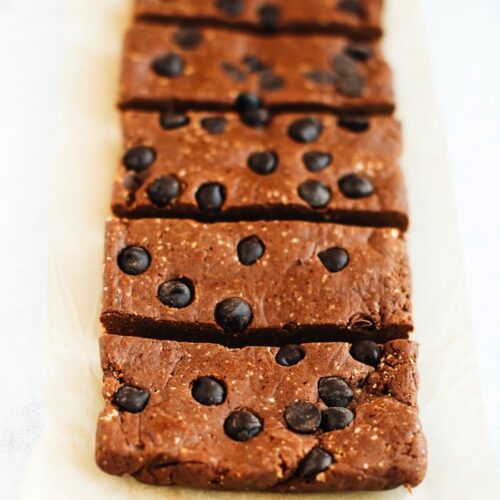 Peanut Butter Chocolate Protein Bars Eating Bird Food