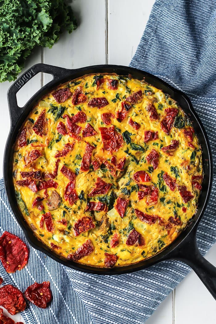 spaghetti squash frittata