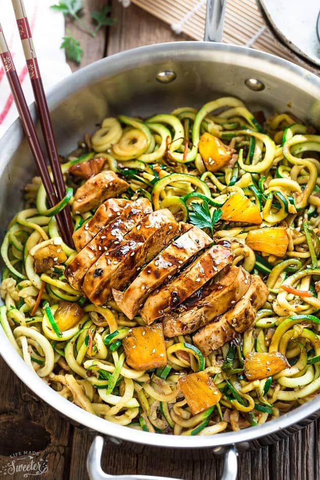 20 Healthy Zucchini Noodle Recipes Eating Bird Food