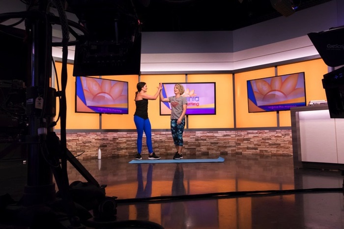 Brittany Mullins of Eating Bird Food with Jessica Noll on CBS6 News Virginia This Morning // Fitness Segment Brittany Mullins of Eating Bird Food with Jessica Noll on CBS6 News Virginia This Morning // Fitness Segment