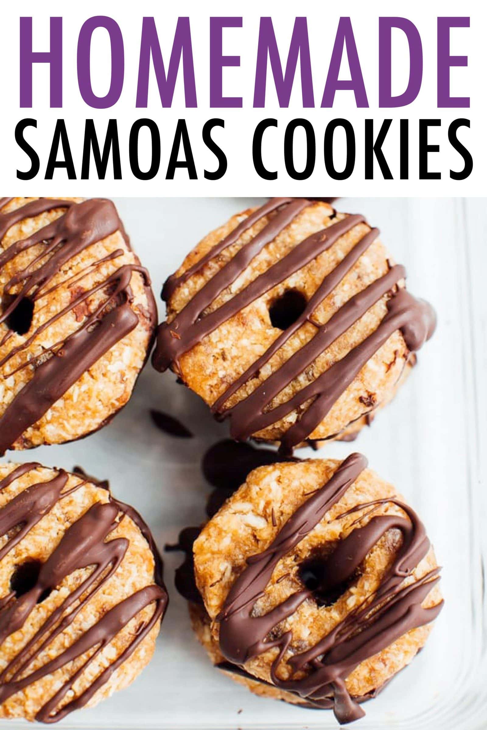 Homemade Samoas {4 Ingredients} Eating Bird Food