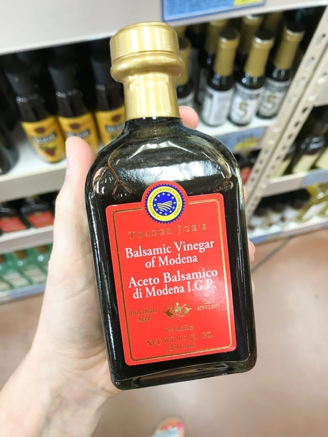 Bottle of Balsamic Vinegar of Modena.