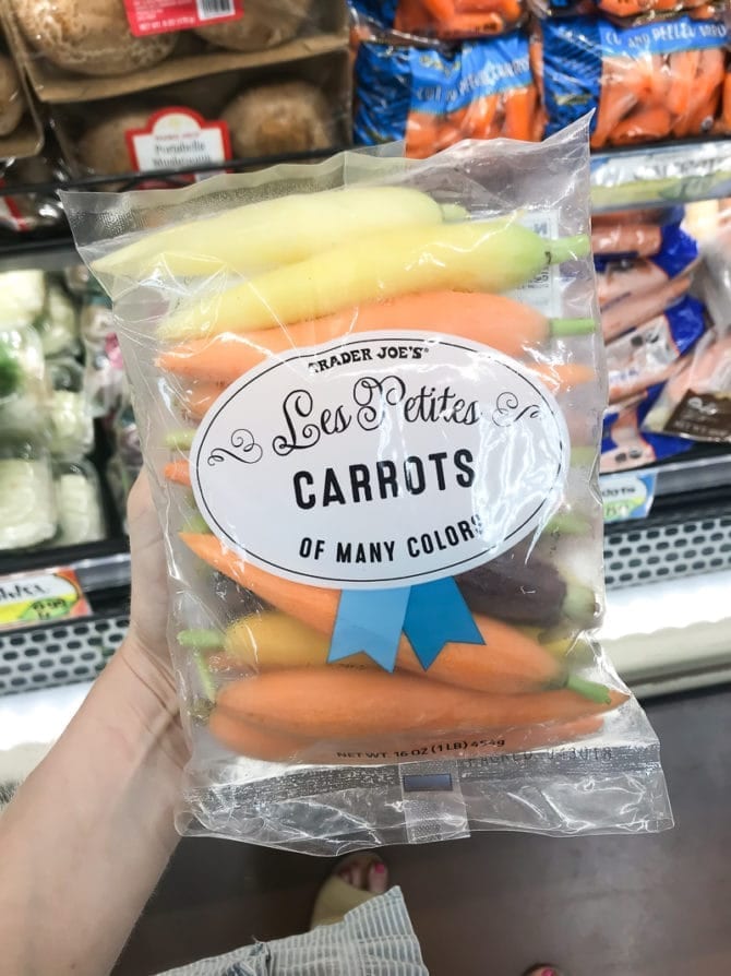 Package of Les Petites Carrots.