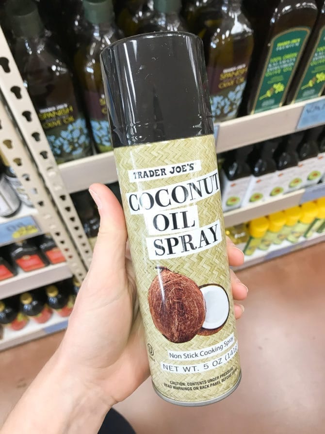 Can of Coconut Oil Spray.