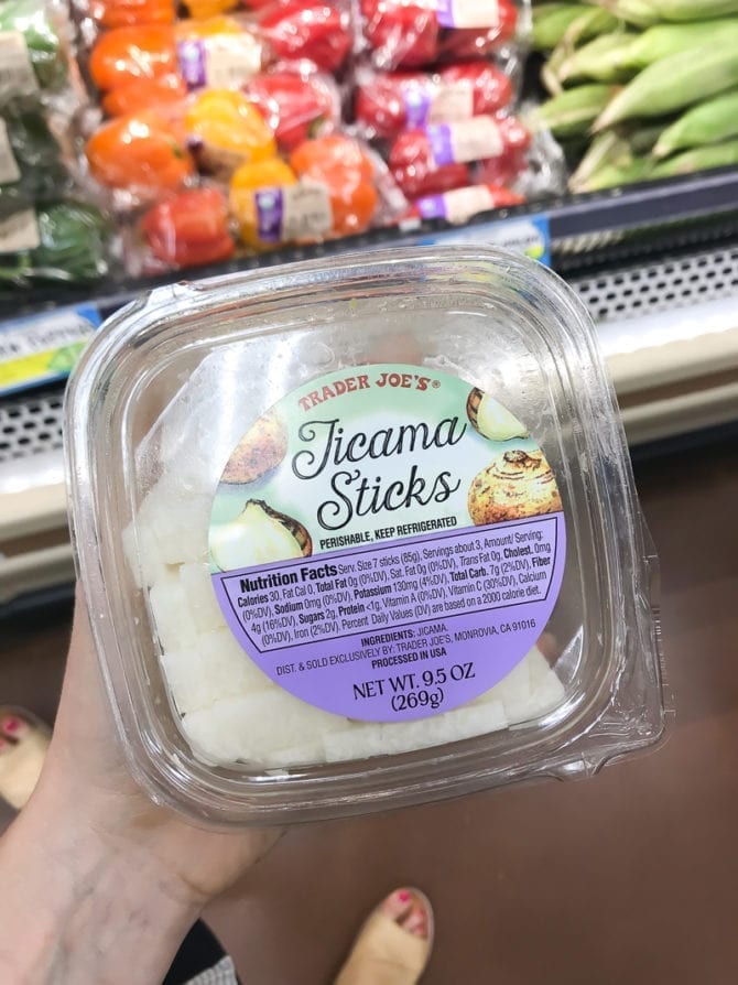 Trader Joes Jicama sticks.