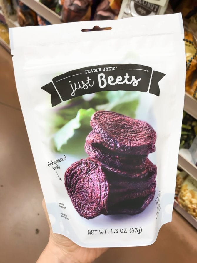 Package of Trader Joe's Just Beets.