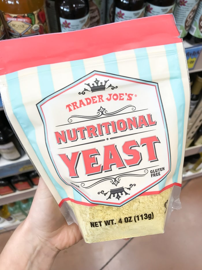 Package of Nutritional Yeast.