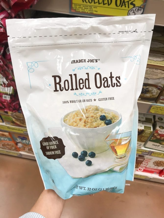 Package of Rolled Oats.