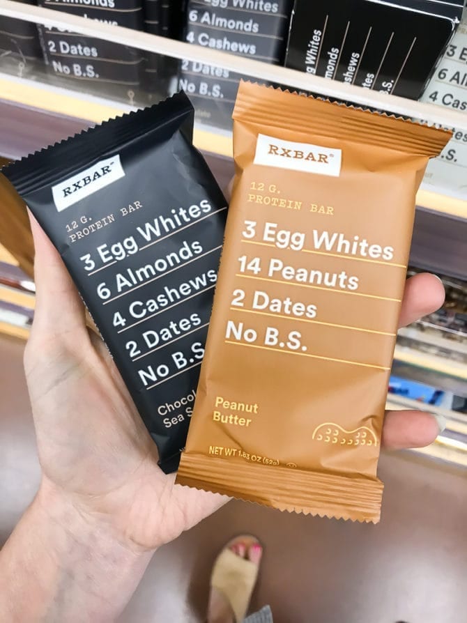 Two RxBars side by side.