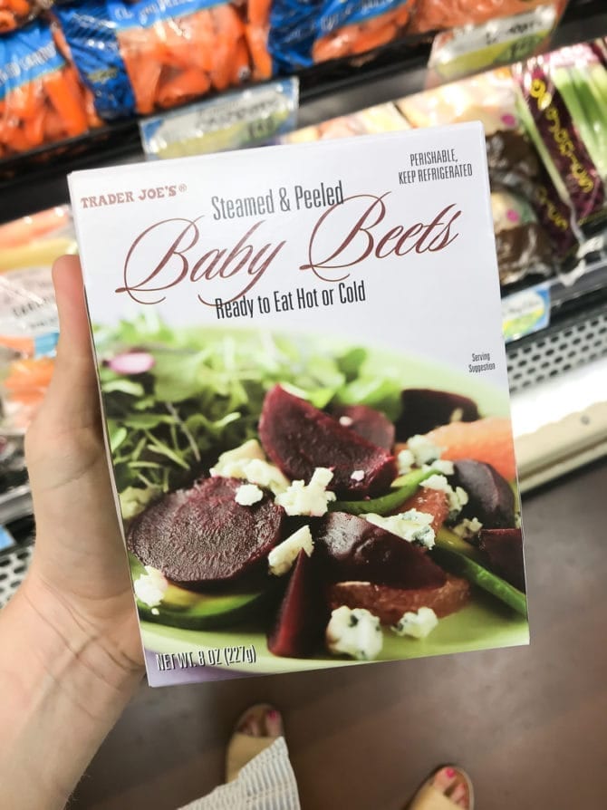 Package of steamed & Peeled baby beets.
