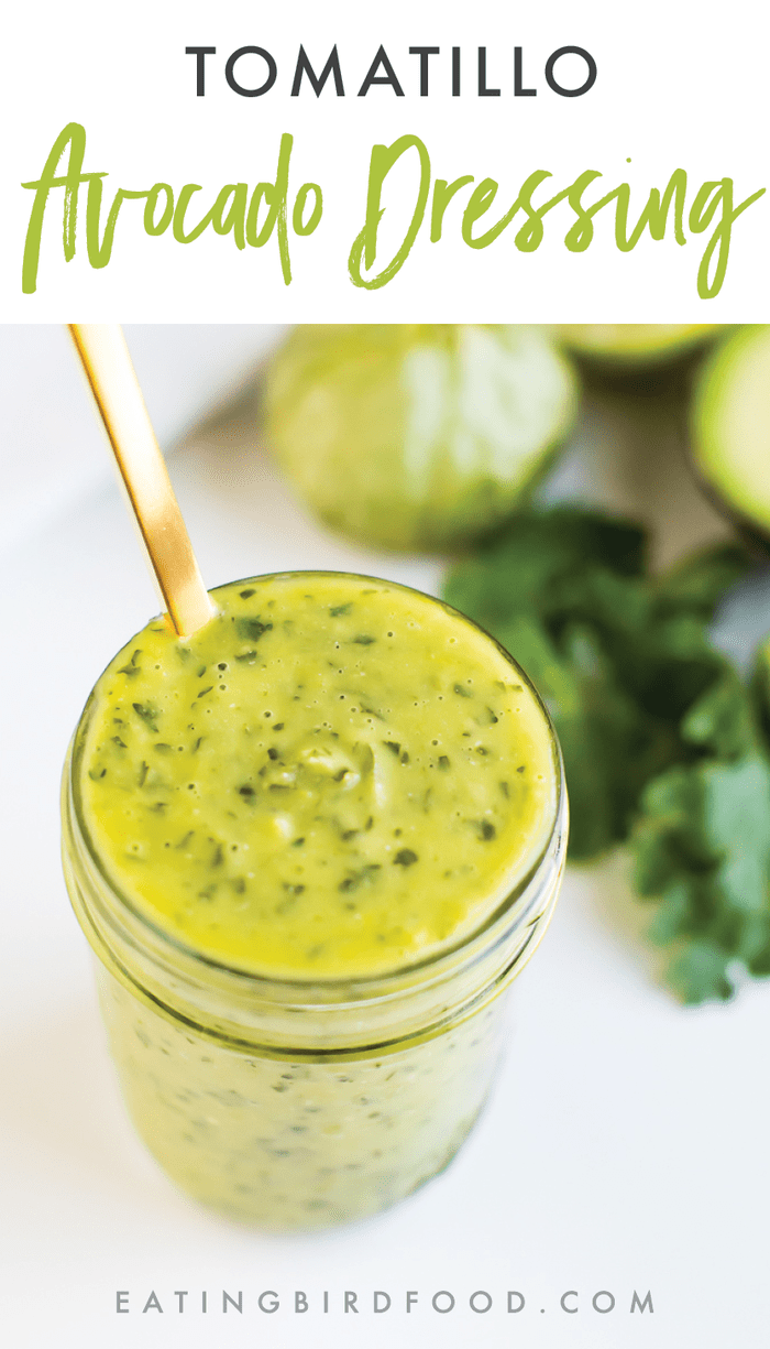 Tomatillo Avocado Dressing (Chopt Copycat Mexican Goddess Recipe