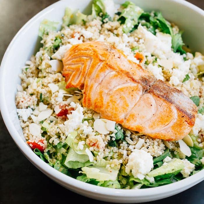 Seared Salmon Salad from The Daily Kitchen and Bar in Richmond, VA 