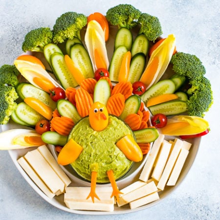 Thanksgiving Turkey Veggie Tray - Eating Bird Food