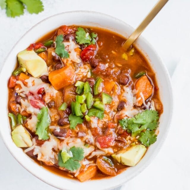 Slow Cooker Sweet Potato Black Bean Chili Eating Bird Food