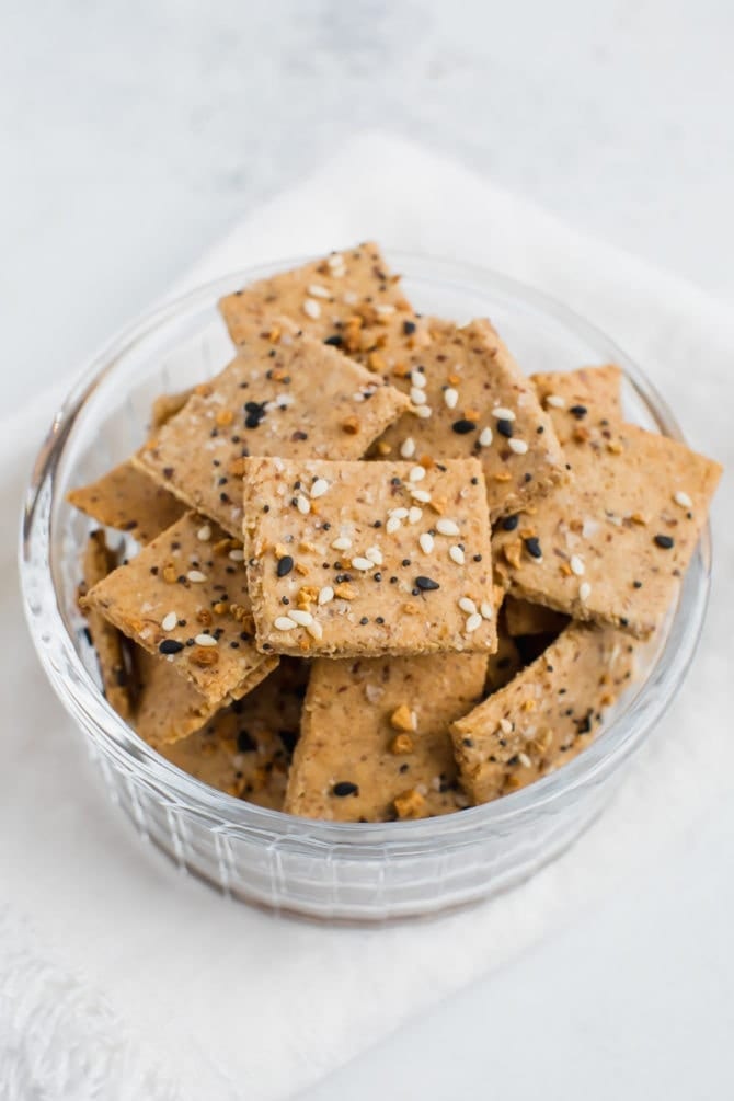 Everything But The Bagel Crackers Eating Bird Food