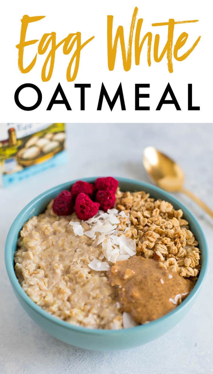 Thick and Fluffy Egg White Oatmeal - Eating Bird Food