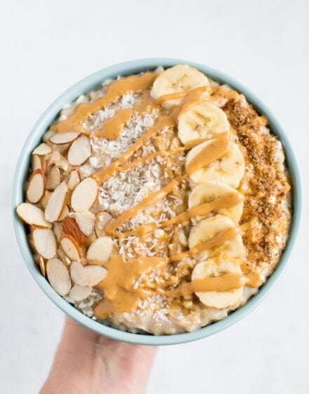 High Protein Cottage Cheese Oatmeal