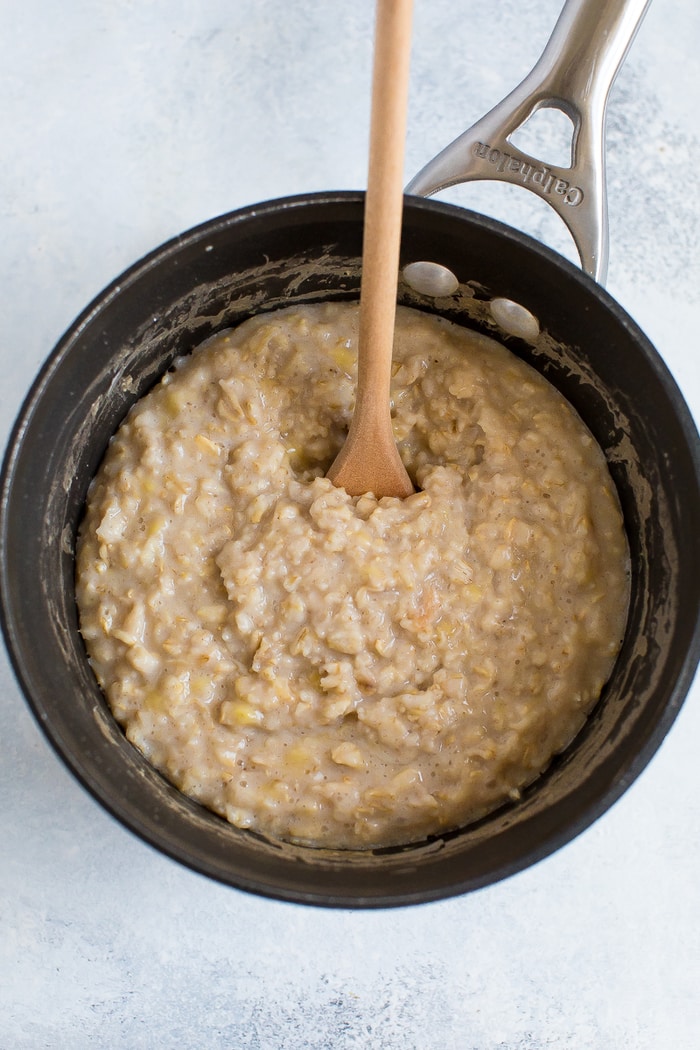 Thick and Fluffy Egg White Oatmeal Eating Bird Food