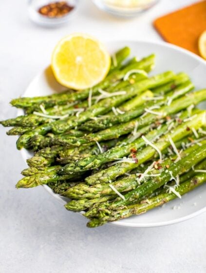 Roasted Asparagus + 3 Topping Ideas