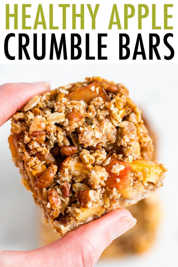 Healthy Apple Crumble Bars - Eating Bird Food