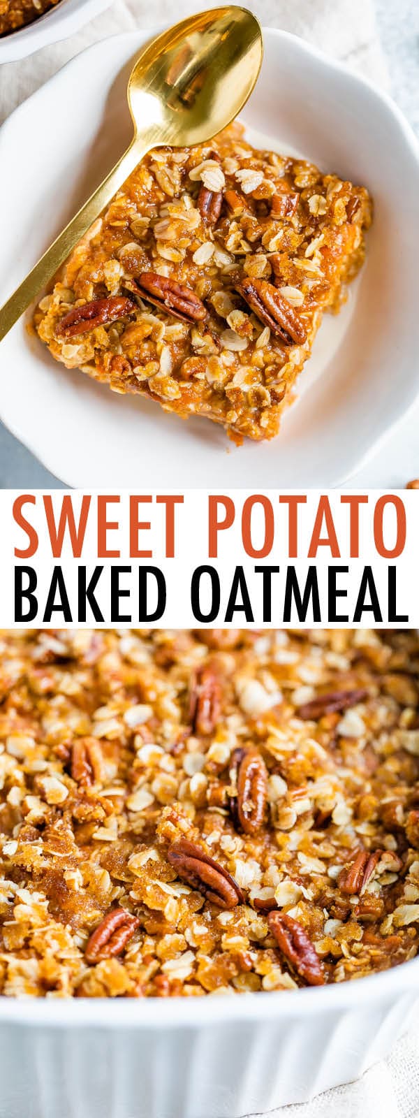 Healthy Sweet Potato Baked Oatmeal Eating Bird Food