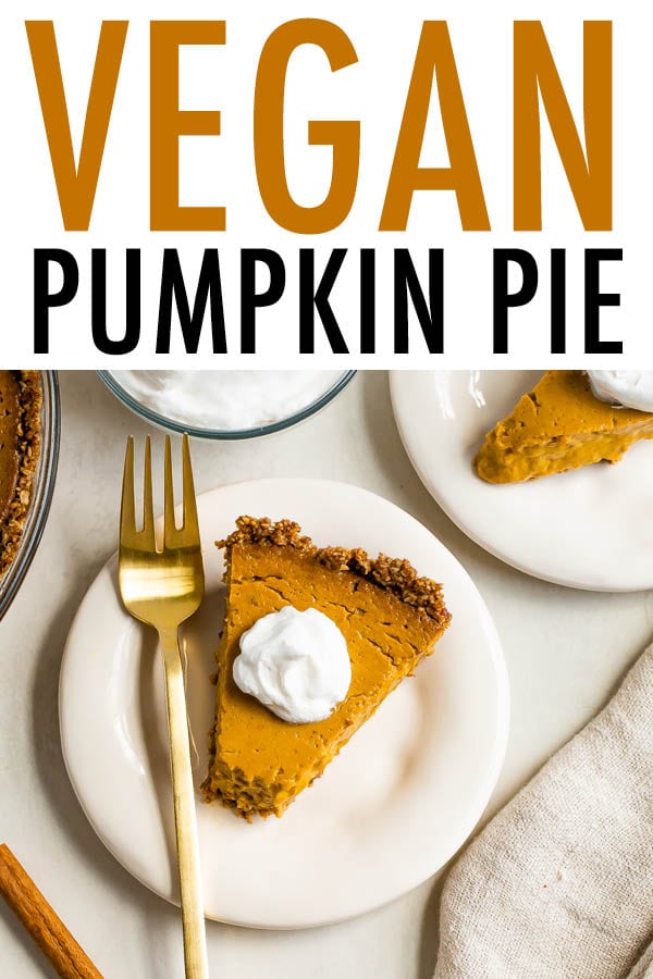 Vegan Pumpkin Pie with Tofu (Gluten-free) - Eating Bird Food