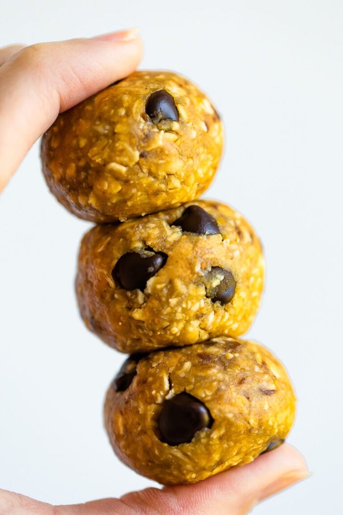 No Bake Lactation Bites Eating Bird Food