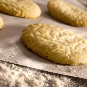 Vegan lemon sugar cookie by The Spruce Eats.