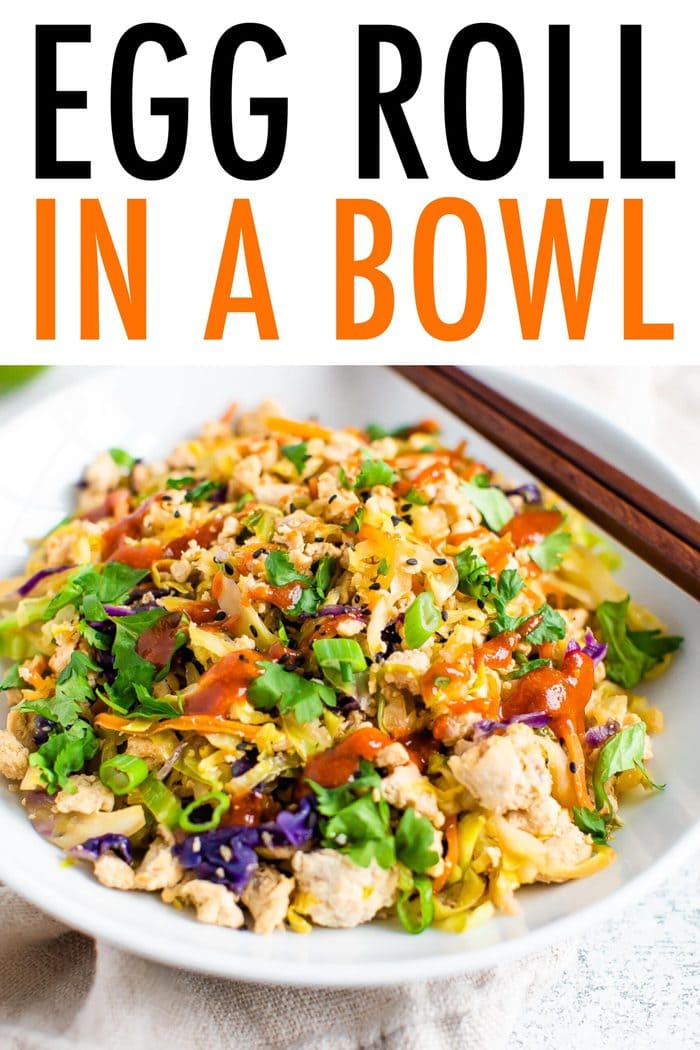 Egg Roll in a Bowl {Straightforward + LowCarb} The Daily Inserts
